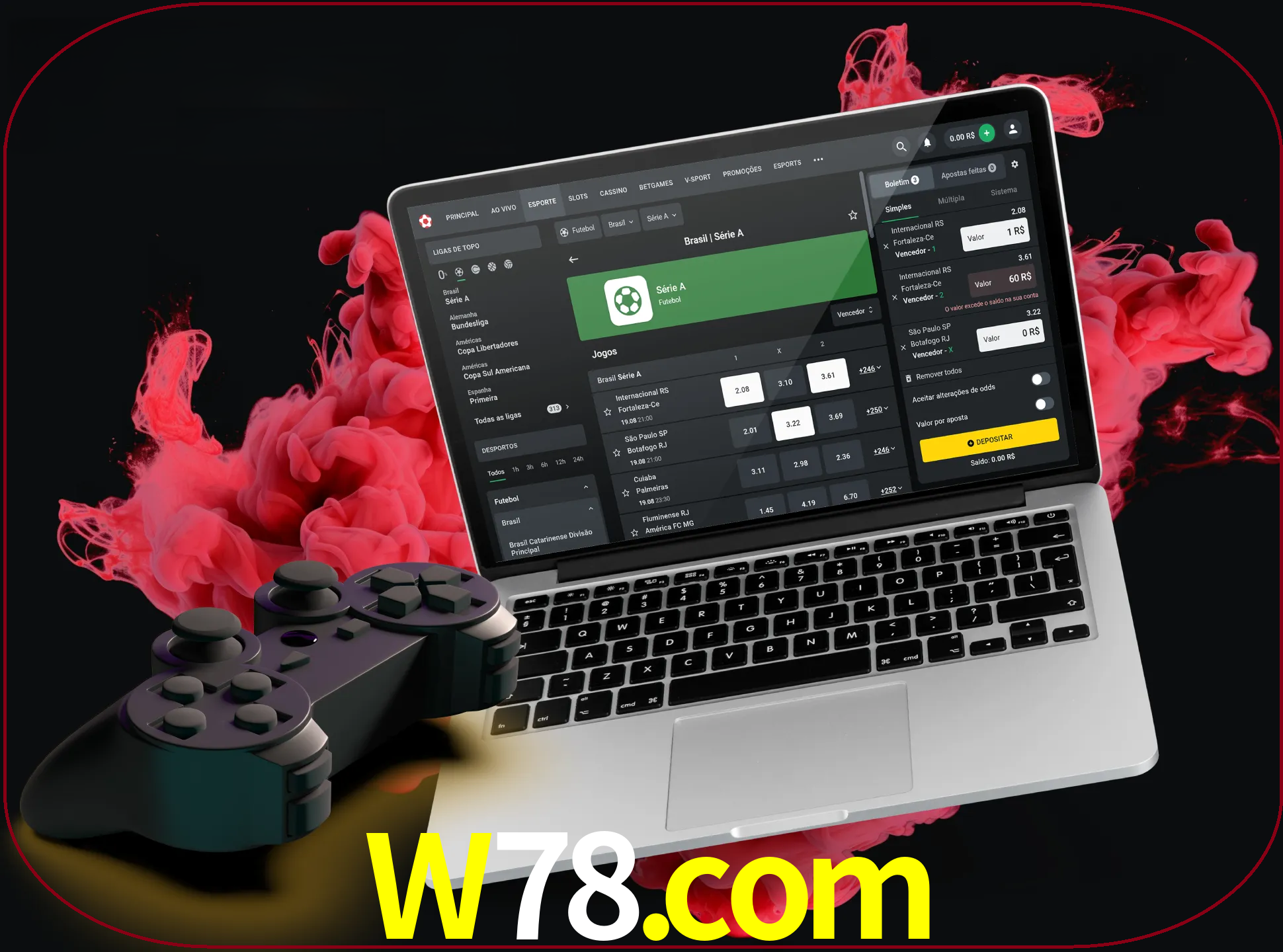 Visite a secção especial de jogos de vídeo em w78 para descobrir em que jogos pode apostar e ganhar muito dinheiro.